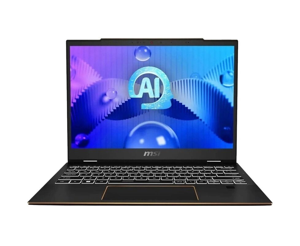 Ноутбук-трансформер MSI Summit E13 AI Evo A1 MTG-001 US (9 S7-13 P411-001) 13.3", IPS, Core Ultra 7 155 H 1.4 ГГц, 16 ядер, 16 ГБ LPDDR5, 1 ТБ SSD, Intel Arc
