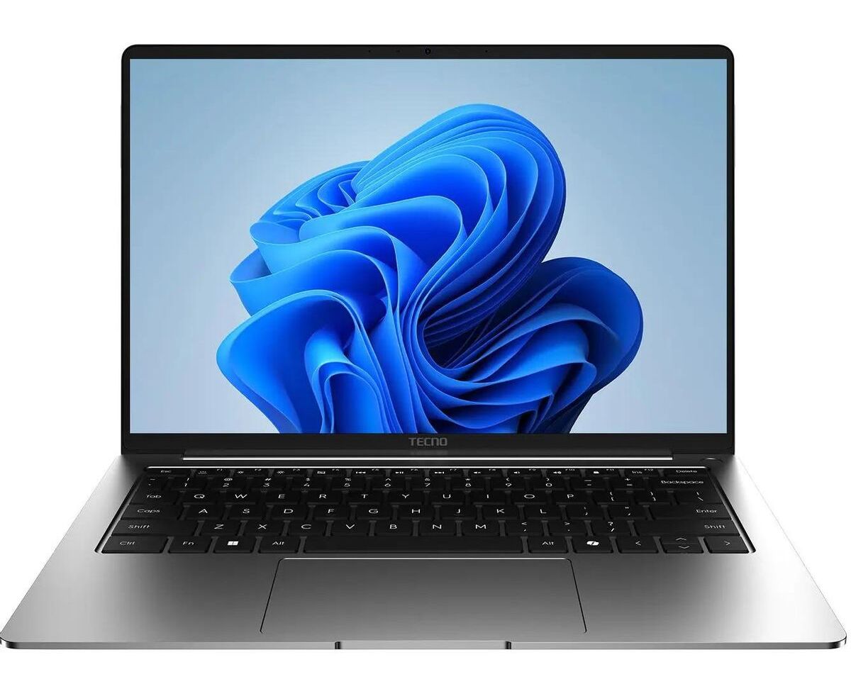 Ноутбук Tecno Mega Book T14 FA Air (71003300543) Ryzen 5 7535 HS 16 Gb SSD1 Tb AMD Radeon Graphics 14.1" IPS WUXGA (1920x1200) Win11 Home grey Wi Fi BT
