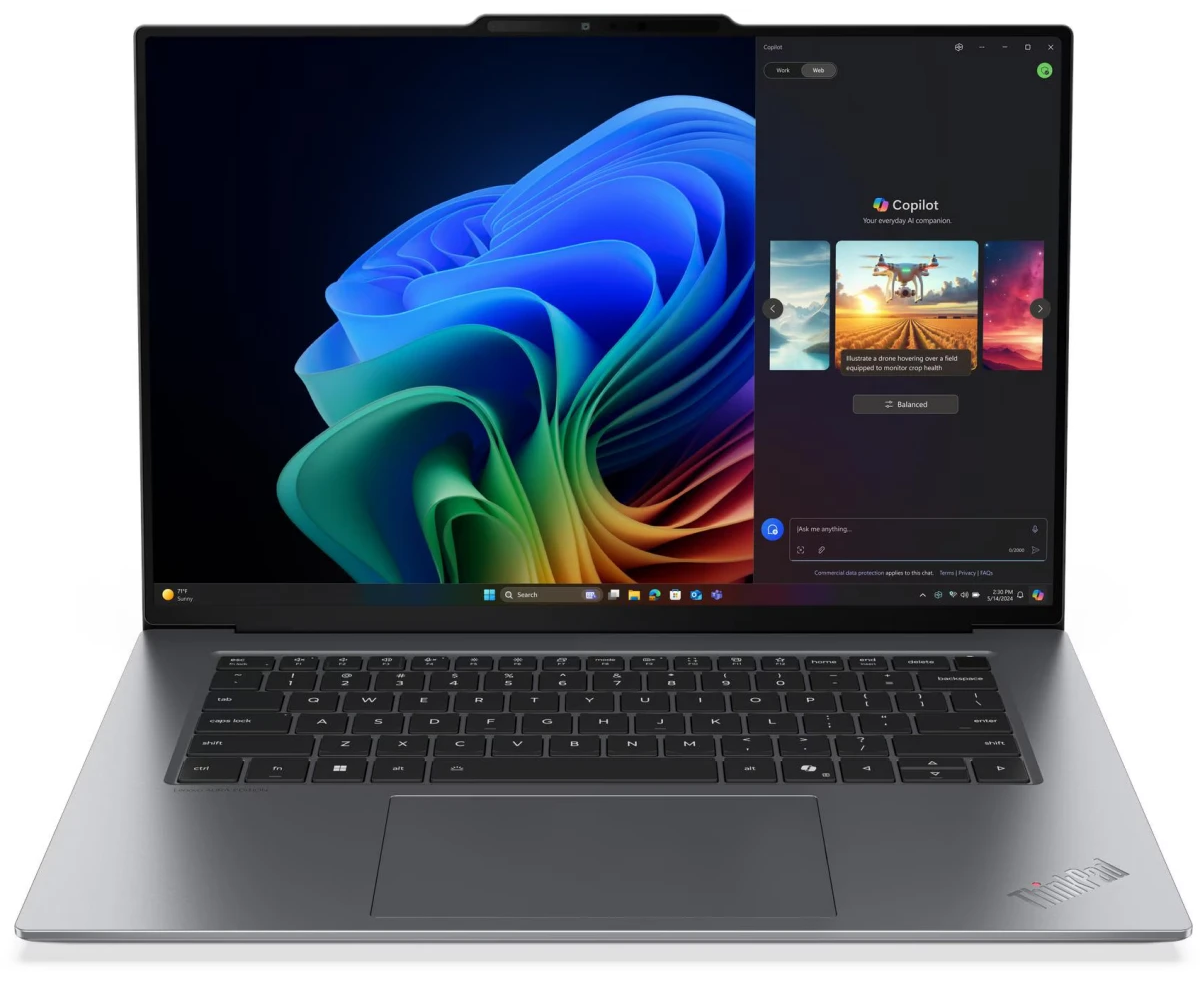 Ноутбук Lenovo Think Pad X9-15 G1 Aura (21 Q60008 GQ-Win11 P)Core Ultra 7 258 V 32 Gb SSD1 Tb Intel Arc 140 V 15.3" OLED Touch 2.8 K (2880x1800) grey Wi Fi BT