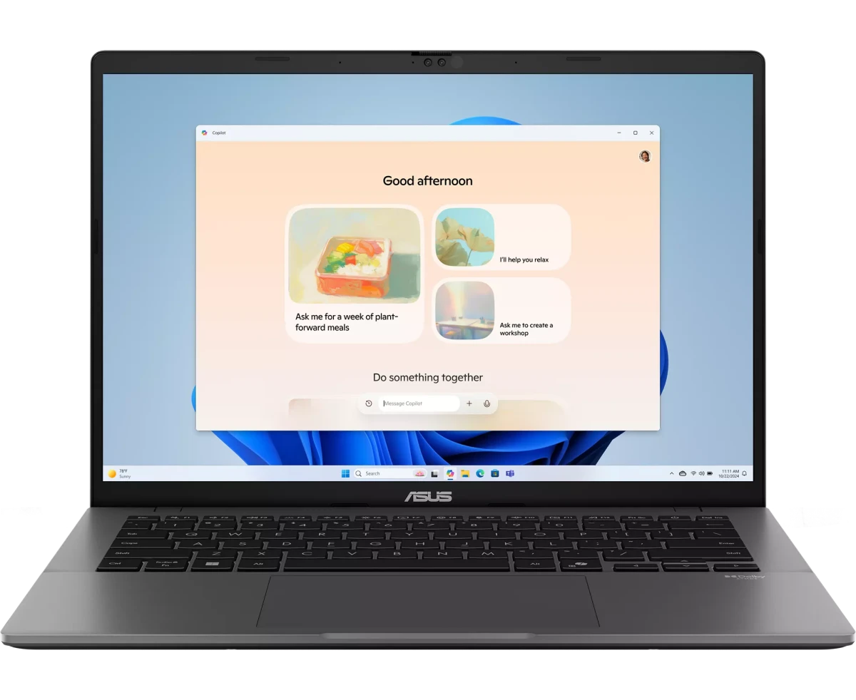 Ноутбук Asus Vivo Book S14 S3407 AA-SF076 (90 NB1762-M004 K0) Core Ultra 5 325 16 Gb SSD512 Gb Intel Graphics 14" OLED WUXGA (1920x1200) без ОС grey Wi Fi