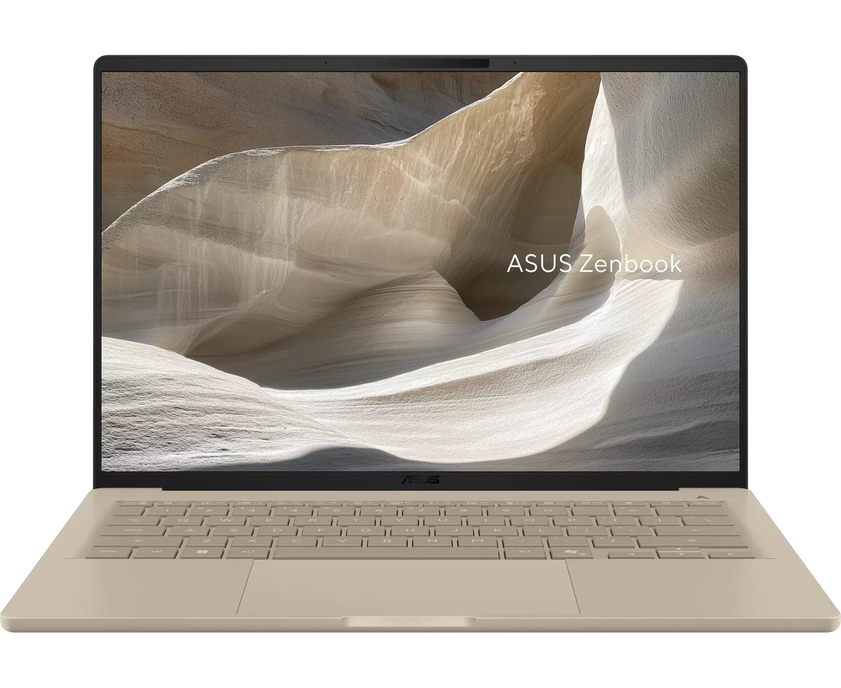 Ноутбук Asus Zenbook 14 UX3407 NA-QD100 W (90 NB1711-M007 R0-Win11 H) Snapdragon X2 Elite 32 Gb SSD1 Tb Qualcomm Adreno 14" OLED WUXGA (1920x1200) beige Wi Fi