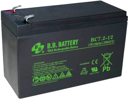 Аккумулятор B.B. Battery BC 7.2-12 12 V 7.2 Ah