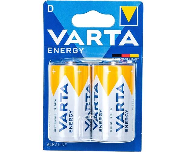 Батарейка VARTA LR20 Energy 4120229412 (2 бл) (2/12/60)