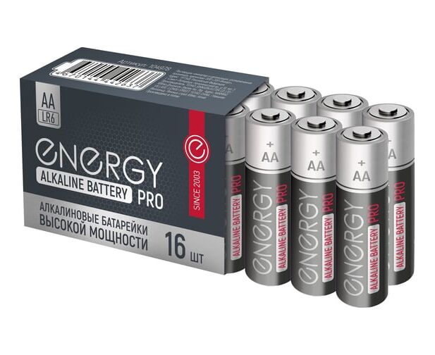 Батарейка Energy Pro LR6/16 S (АА) 104978 (16/192/768)