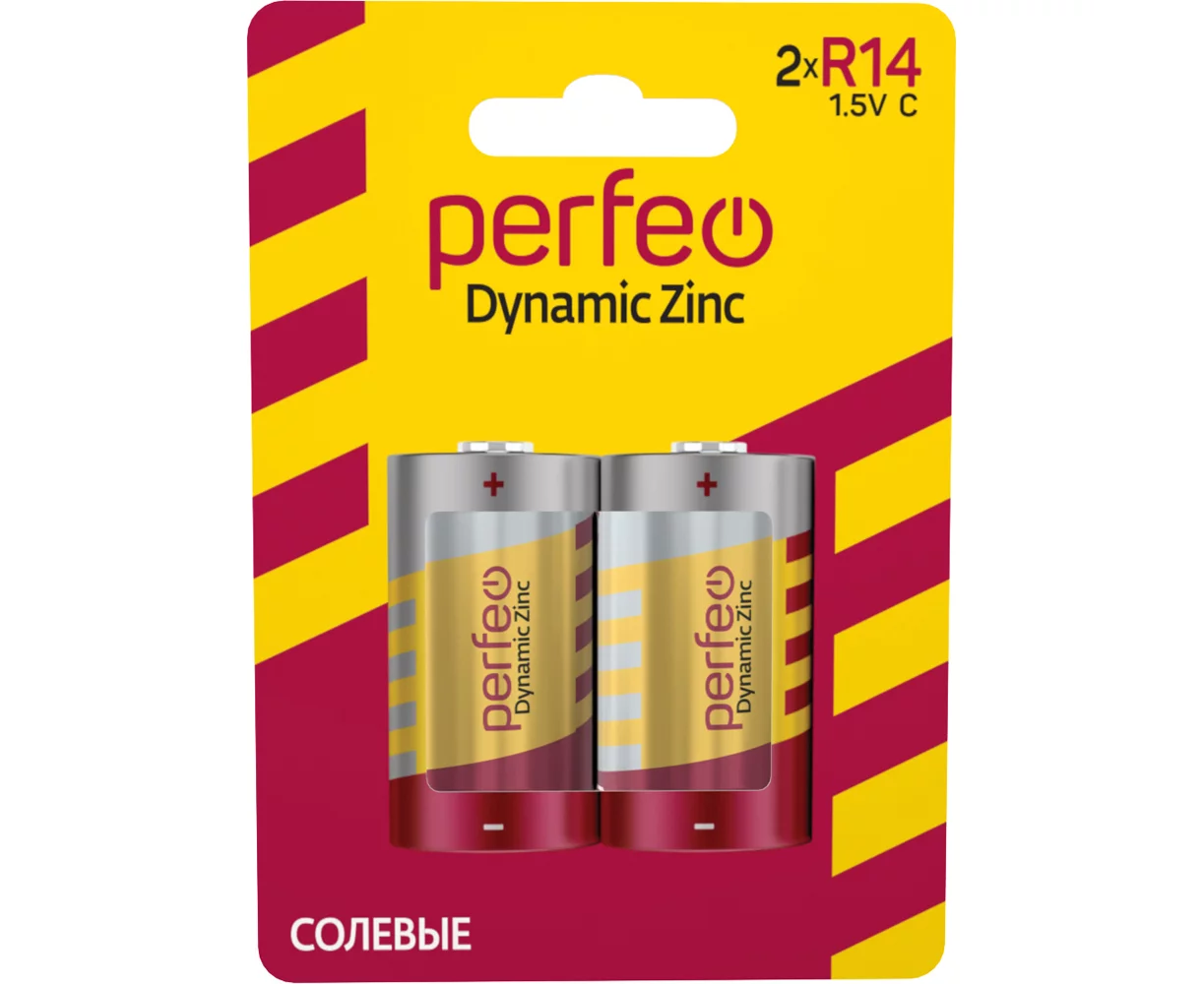 Эл. питания Perfeo R14/2 BL Dynamic Zinc