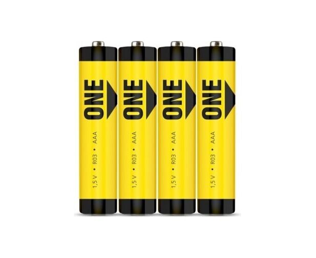 Батарейка AAA Smart Buy R03-4 P One (SOBZ-3 A04 S-Eco) 1.5 B, (4/60/600)