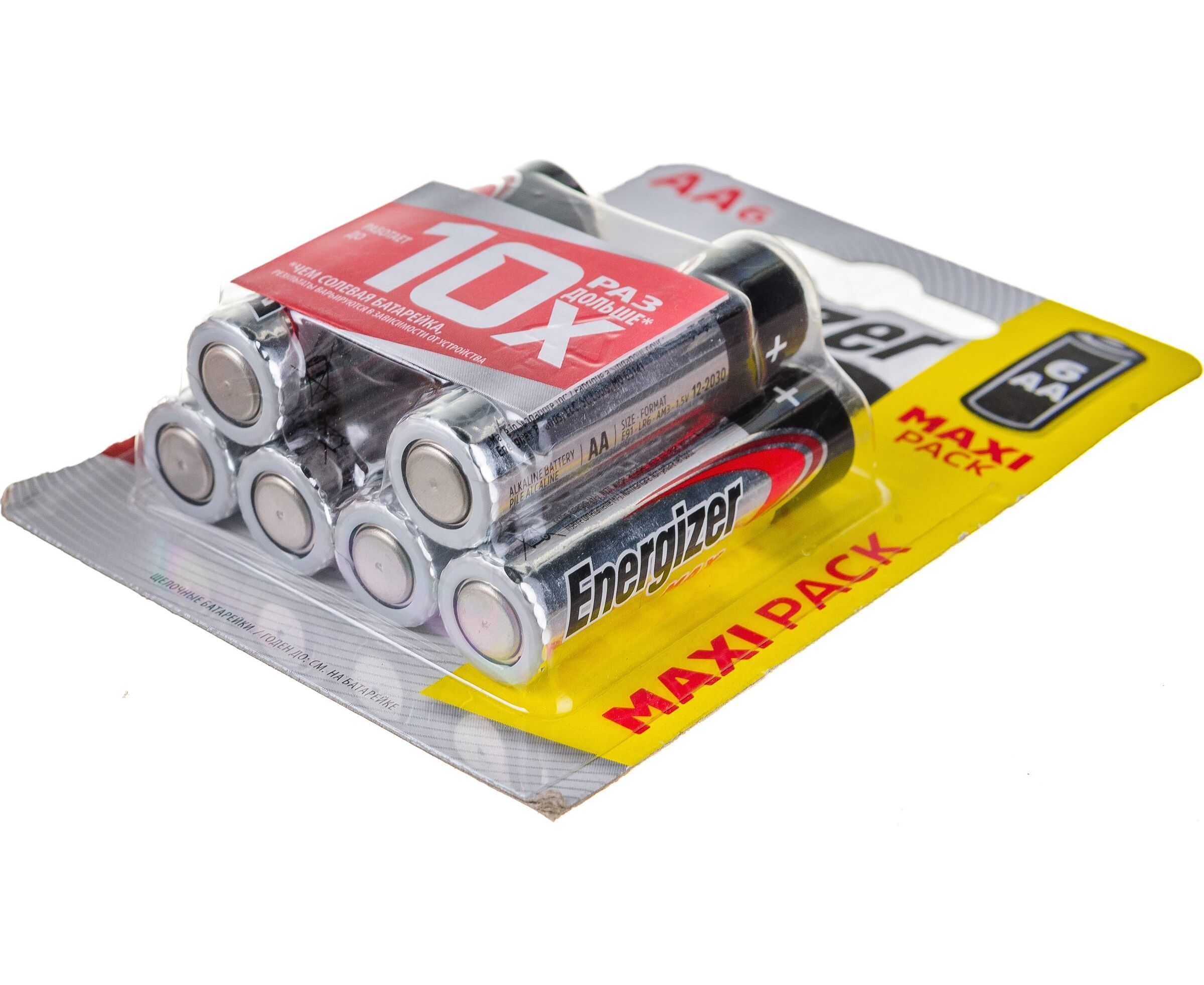 Батарейка AA Energizer LR06-6 BL Max Plus (E301324804) (6/72)