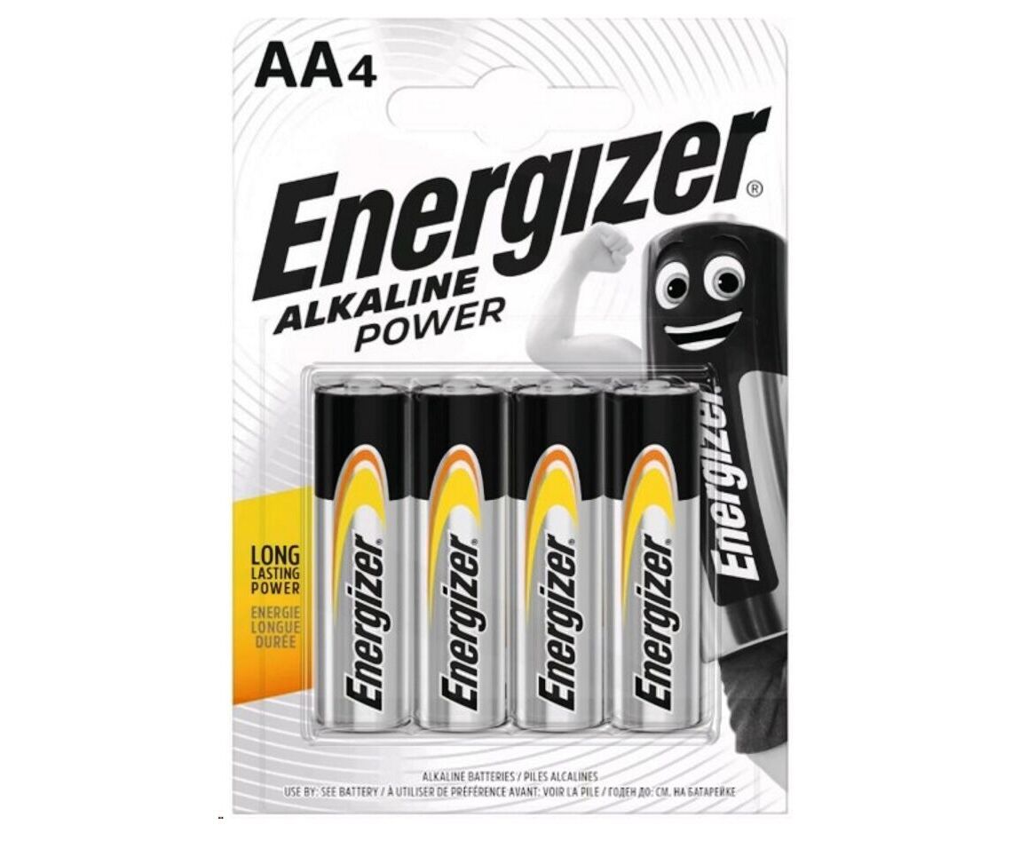 Батарейка AA Energizer LR06-4 BL Power (E300132907) (4/96)
