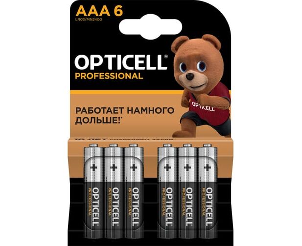 Батарейка OPTICELL Professional LR03 BL6 (5052004) (6/72)