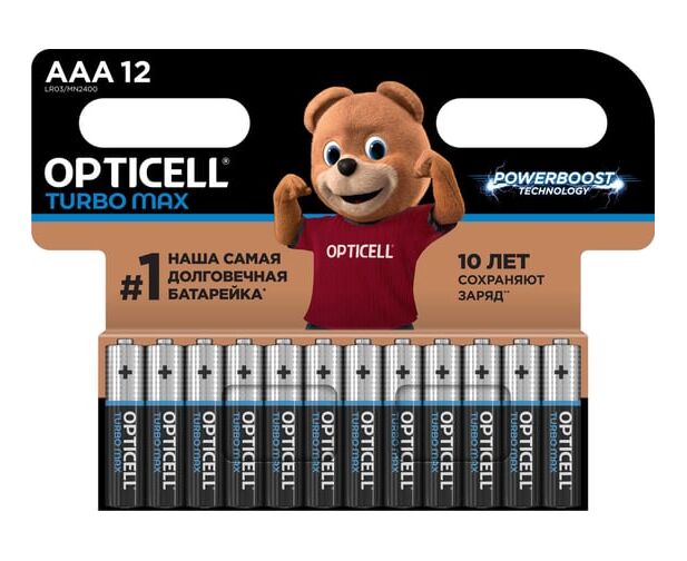 Батарейка OPTICELL Turbo Max LR03 BL12 (6053010) (12/144)