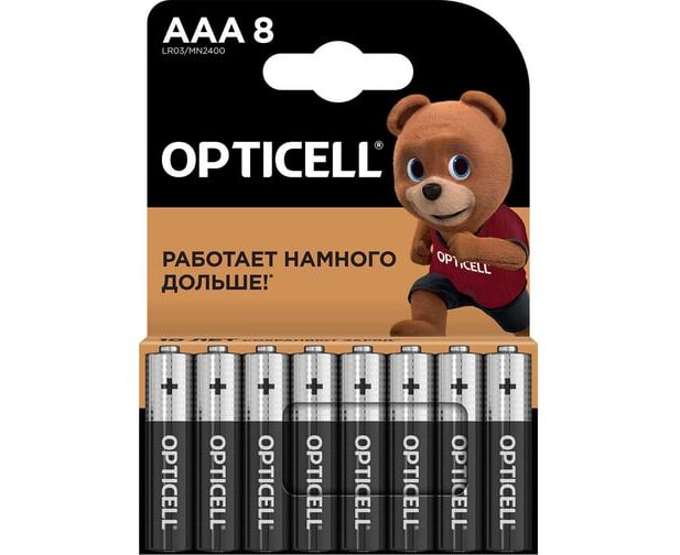 Батарейка OPTICELL Basic LR03 BL8 (6051009) (8/80)