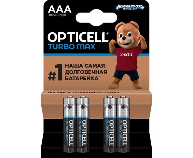 Батарейка OPTICELL Turbo Max LR03 BL4 (6053004) (4/192)
