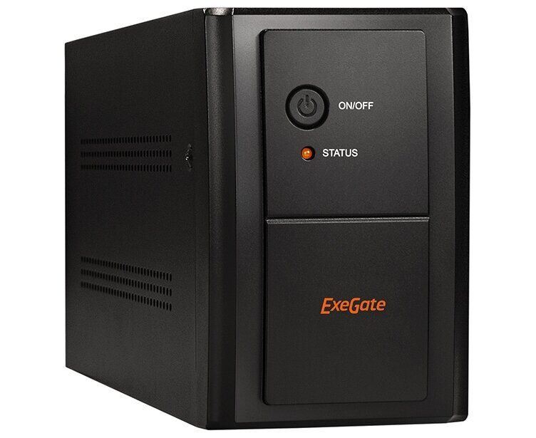 ИБП Exe Gate Special Pro UNB-1000.LED.AVR.C13.RJ.USB (EP285480 RUS) 1000 VA/650 W Black