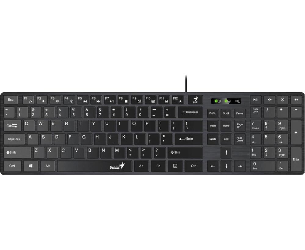 Клавиатура Genius Slim Star 126 Black USB