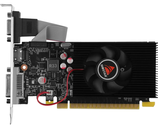 Видеокарта Biostar Nvidia Ge Force GT 730 VN7313 THX1 GT730-2 GB D3 LP (GF108) 2 ГБ GDDR3, Low Profile, Ret