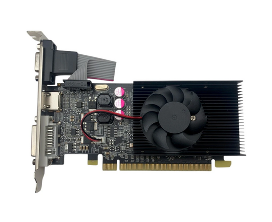 Видеокарта CBR G210 1 Gb (VGA-STX210-1 G-RTL) GDDR3, 64bit, 589 Mhz, 1*HDMI + 1*DVI + 1*VGA, 31 W, Ret
