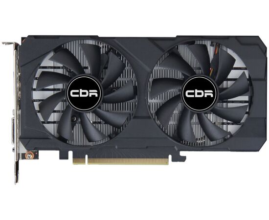 Видеокарта CBR RTX2060 6 G (VGA-STX2060-6 G-RTL), 192 BIT, GDDR6, 1365-1680 Mhz, 160 W (DVI/HDMI/DP)