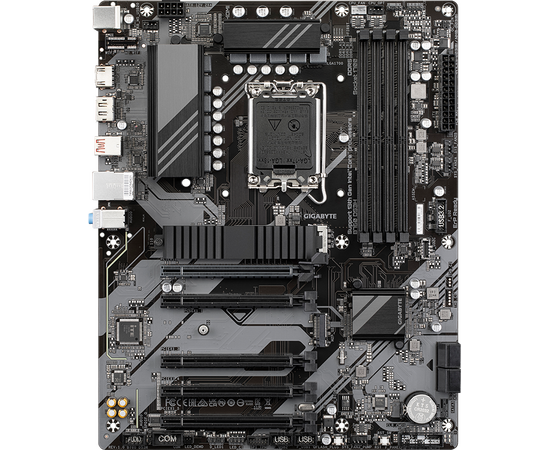 MB s1700 Gigabyte B760 DS3 H, Intel B760, 4x DDR5-4800 МГц, 5x PCI-Ex16, 2x M.2, Standard-ATX
