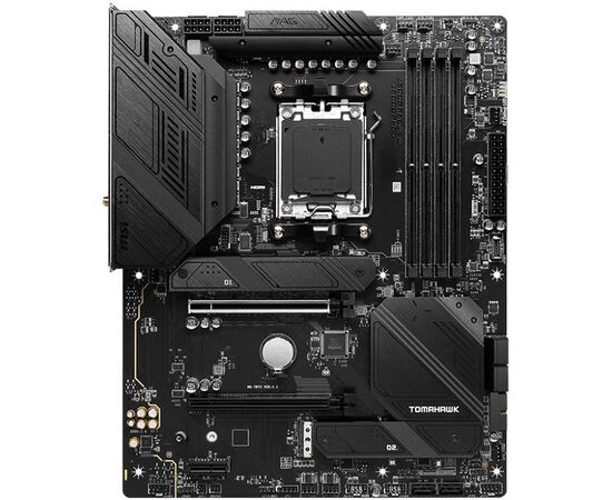 MB s AM5 MSI MAG B650 Tomahawk Wi Fi 4*DDR5, 2*PCI Ex16, 1*PCI Ex1, 3*M.2, 2*Type C, 3*USB3.2 Gen2, 6*USB3.2 Gen1, 6*USB2.0, 6*SATA3.0, 2.5 G, DP, HDMI, ATX