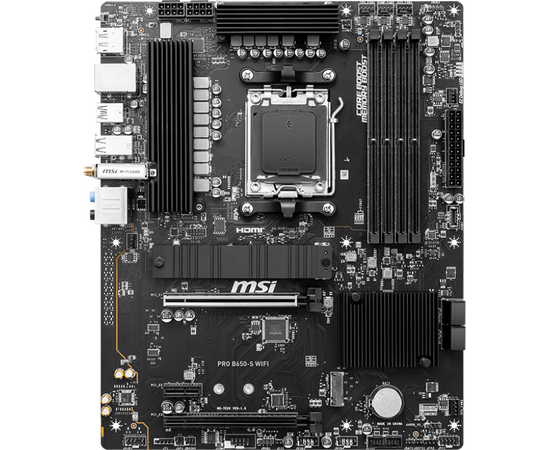 MB s AM5 MSI PRO B650-S WIFI AMD B650 4x DDR5 ATX AC`97 8ch(7.1) 2.5 Gg RAID+HDMI+DP