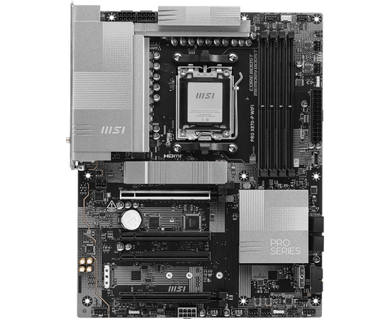 MB s AM5 MSI Pro X870-P Wifi, 4*DDR5, 4*PCI Ex16, 3*M.2, 3*Type C, 2*USB3.2 Gen2, 4*USB3.2 Gen1, 8*USB2.0, 4*SATA3.0, 5 G, Type-C(DP), HDMI, ATX, RTL
