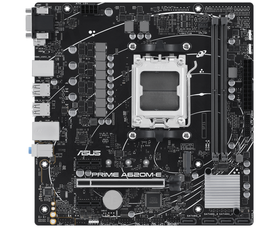 Материнская плата ASUS Prime A620 M-E (90 MB1 F50-M0 EAY0)AM5,A620,USB 3.2 GEN 1,AURA