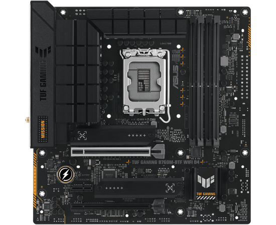 MB s1700 ASUS TUF GAMING B760 M-BTF WIFI D4 m ATX 4x DDR4 2x PCI Ex16 PCI Ex1 3x M.2 3x USB-C DP HDMI 2.5 GLAN Wi-Fi 6 (90 MB1 E50-M0 EAY0)