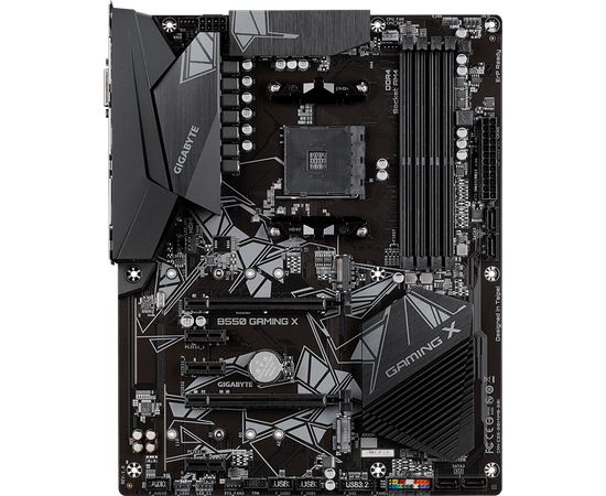 MB s AM4 Gigabyte B550 Gaming X V2, AMD B550, 4x DDR4-3200, 2x PCI-Ex16, 3x PCI-Ex1, 4x SATA3 (RAID 0/1/10), 2x M.2, 1x G Lan