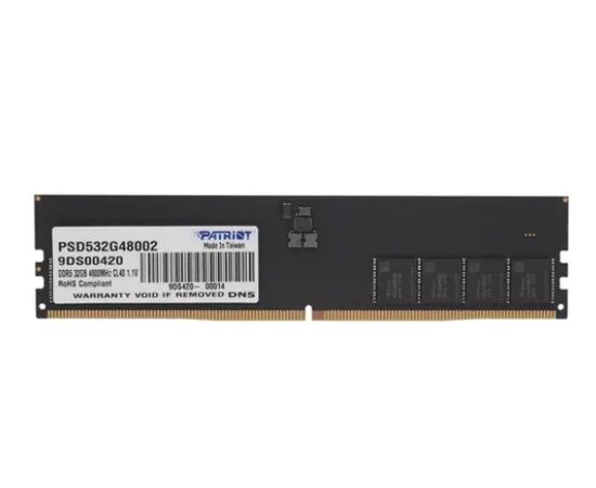 ОЗУ Patriot PSD532 G48002 SL DDR5 32 GB 4800 M Hz UDIMM