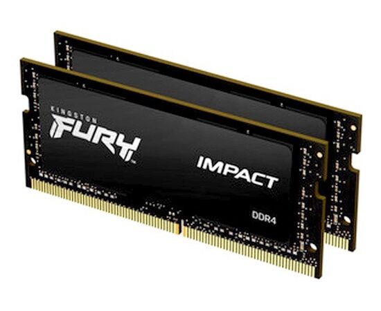 ОЗУ Kingston 16 GB 3200 M Hz DDR4 CL20 SODIMM (Kit of 2) Fury Impact KF432 S20 IBK2/16