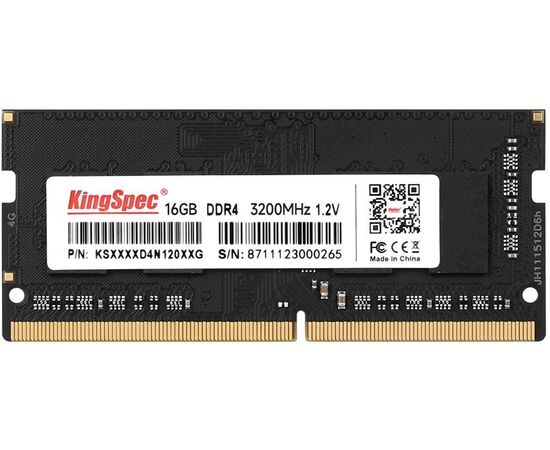 ОЗУ Kingspec KS3200 D4 N12016 G DDR4 16 Gb 3200 M Hz RTL SO-DIMM 204-pin 1.35 В