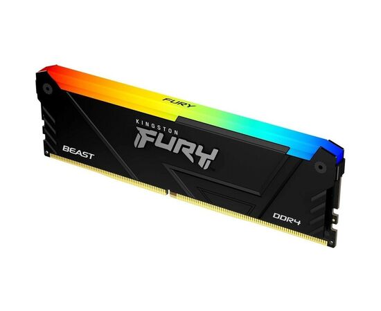 ОЗУ Kingston Fury Beast Black RGB XMP KF432 C16 BB12 A/16 16 GB DDR4 3200 M Hz DIMM CL16, 1.35 V 288-pin Non-ECC