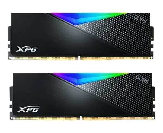 ОЗУ ADATA AX5 U7200 C3416 G-DCLARBK DDR5 32 Гб 16 Гб х 2 7200 МГц RGB черный