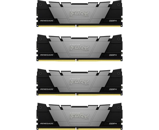 ОЗУ Kingston Fury Renegade Black KF432 C16 RB2 K4/32 32 GB 2666 M Hz DDR4 CL13 DIMM (Kit of 4)