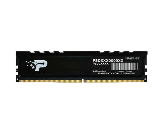 ОЗУ Patriot Signature Premium PSP516 G560081 H1 DDR5 16 GB 5600 M Hz RTL PC5-44800 CL46 DIMM 288-pin 1.1 В single rank с радиатором Ret