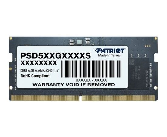 ОЗУ Patriot SL (PSD58 G560041 S) DDR5 8 GB 5600 M Hz SODIMM