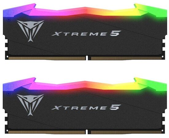 ОЗУ Patriot Viper Xtreme RGB PVXR532 G78 C38 K DDR5 2x16 Gb 7800 M Hz RTL Gaming PC5-62400 CL38 DIMM 288-pin 1.45 В с радиатором Ret