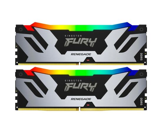 ОЗУ Kingston Fury Renegade RGB XMP (KF572 C38 RSAK2-32) DDR 5 DIMM 32 Gb PC57600, 7200 Mhz, CL38 (Kit of 2) (retail)
