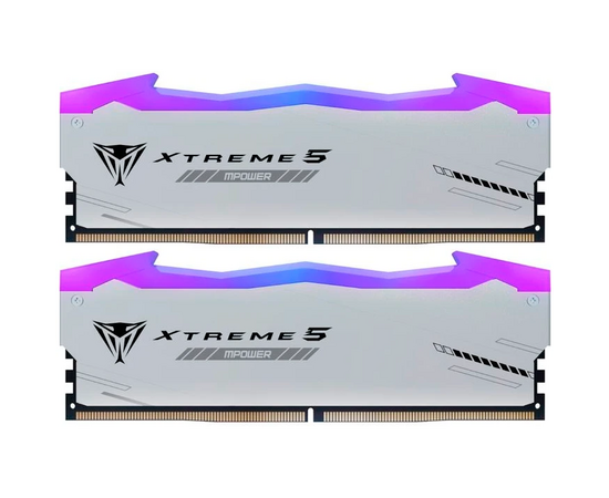 ОЗУ PATRIOT Xtreme 5 RGB Mpower (PVXR532 G80 C38 KM) DDR 5 DIMM 32 Gb (16 Gbx2) 8000 Mhz, (retail)