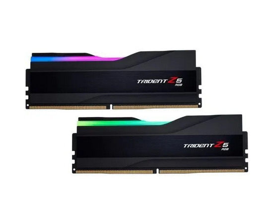 ОЗУ G.SKILL Trident Z5 RGB (F5-6400 J3239 F48 GX2-TZ5 RK) 96 GB (2x48 GB) DDR5 6400 M Hz CL32 (32-39-39-102) 1.35 V / Black