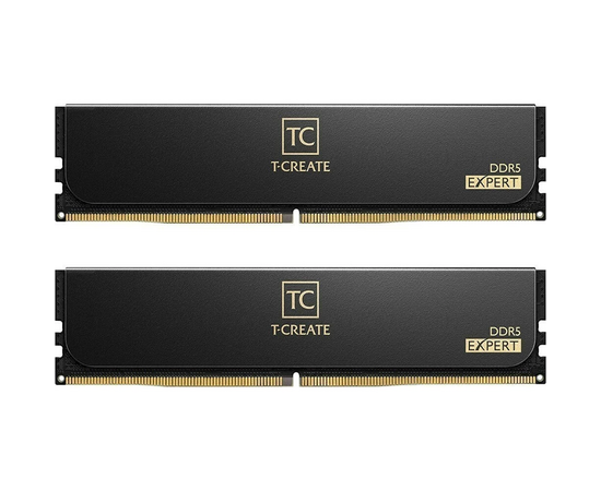 ОЗУ TEAMGROUP T-Create Expert 32 GB (CTCED532 G6400 HC32 ADC01) (2x16 GB) DDR5 6400 M Hz CL32 (32-39-39-84) 1.35 V / Black