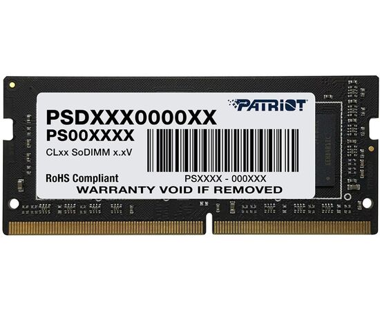 ОЗУ PATRIOT Signature Line PSD48 G32002 S DDR4 8 Гб 8 Гбх 1 1.2 В черный
