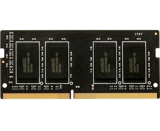 ОЗУ AMD 8 GB Radeon DDR4 2133 SO DIMM R7 Performance Series Black R748 G2133 S2 S-U Non-ECC, CL15, 1.2 V, RTL