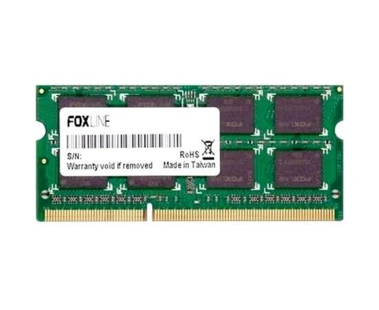ОЗУ Foxline (FL3200 D4 ES22-8 G) SODIMM 8 GB 3200 DDR4 ECC CL22 (1 Gb*8)