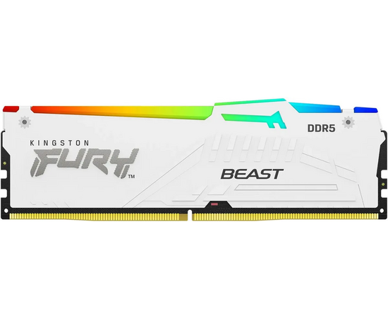 ОЗУ Kingston Fury Beast KF560 C30 BWEA-16 DDR5 - 1x 16 ГБ 6000 МГц, DIMM, White, Ret