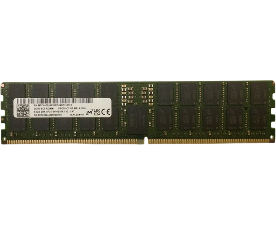 ОЗУ Micron MTC40 F2046 S1 RC56 BD2 R 64 GB DDR5 5600 RDIMM