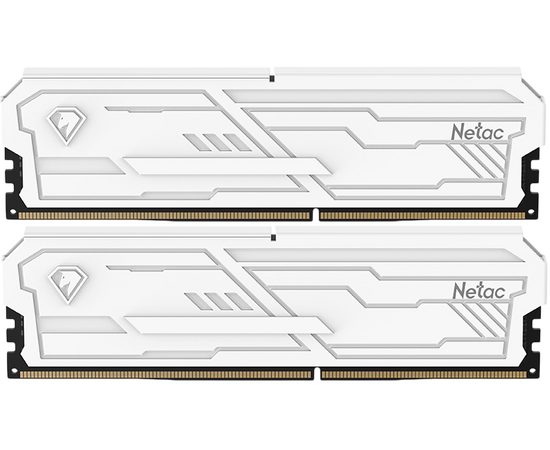 ОЗУ Netac Shadow III (NTSHD5 P60 DP-32 W) White DDR5-6000 (PC5-48000) 32 GB (2x16 GB) C30 30-38-38-76 1.4 V XMP Dual DIMM
