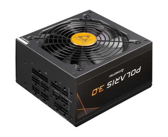 Блоки питания Chieftec Polaris 3.0 PPS-850 FC-A3 (ATX 3.0, 850 W, 80 Plus Gold, Active PFC, Full Cable Management, Gen5 PC Ie) Retail