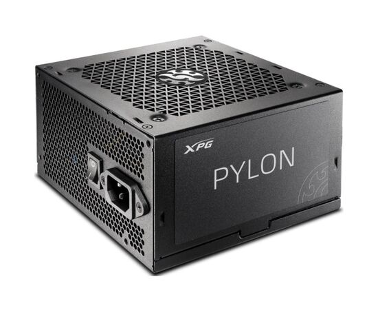 Блок питания ADATA XPG PYLON550 B-Black COLOR (PYLON550 B-BKCEU) чёрный (550 Вт, PC Ie-2шт, ATX v2.31, Active PFC, 120mm Fan, 80 Plus Bronze)