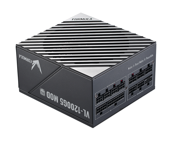 Блок питания Formula ATX 1200 W VL-1200 G5 MOD Gen5 80+ gold (20+4pin) APFC 140mm fan lt.blue LED 7x SATA Cab Manag RTL